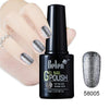 Belen 10ML Bling Glitter Nail Art Platinum Gel Nail Polish UV Gel Nail Polish Varnish Long Lasting Semi Permanent Gel-Lacquer - Zodeys