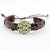 Zodiac Sign Lace-Up Leather Bracelet - Zodeys