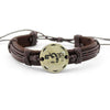 Zodiac Sign Lace-Up Leather Bracelet - Zodeys