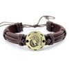Zodiac Sign Lace-Up Leather Bracelet - Zodeys