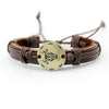 Zodiac Sign Lace-Up Leather Bracelet - Zodeys