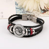 Yin & Yang Sienna Leather Bracelet - Zodeys