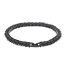 Men's Rhinestone Crystal Chain Link Bracelet - Zodeys