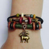 Zodiac Sign Hemp Leather Bracelet - Zodeys