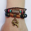 Zodiac Sign Hemp Leather Bracelet - Zodeys