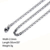 Chunky CZ Stud Steel Cross Necklace - Zodeys