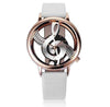 Hollow Musical Note Leather Watch - Zodeys