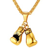 Gold Boxing Gloves Charm Necklace - Zodeys
