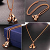Gold Boxing Gloves Charm Necklace - Zodeys