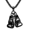 Gold Boxing Gloves Charm Necklace - Zodeys