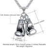 Gold Boxing Gloves Charm Necklace - Zodeys