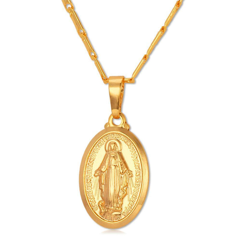 Virgin Mary Pendant Necklace - Zodeys