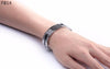 Silver Cristo Bangle Bracelet