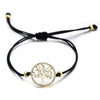 Pacific Rhinestone Tree of Life Lucky String Bracelet - Zodeys