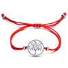 Pacific Rhinestone Tree of Life Lucky String Bracelet - Zodeys