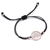 Pacific Rhinestone Tree of Life Lucky String Bracelet - Zodeys