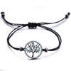 Pacific Rhinestone Tree of Life Lucky String Bracelet - Zodeys