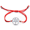 Pacific Rhinestone Tree of Life Lucky String Bracelet - Zodeys