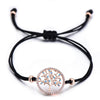 Pacific Rhinestone Tree of Life Lucky String Bracelet - Zodeys