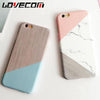 Geometric Splice Pattern Hard PC Marble Phone Case - Zodeys