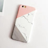 Geometric Splice Pattern Hard PC Marble Phone Case - Zodeys