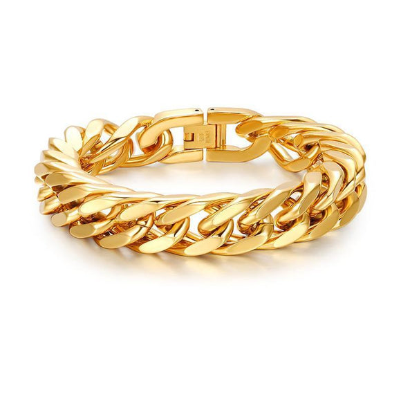 Men's Escobar Gold Chain Bracelet - Zodeys