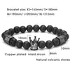 Yayo Kingpin Matte Onyx Rhinestone Paved Crown Bracelet - Zodeys
