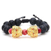 Evil Eye Tiger Head Beaded Bracelet - Zodeys