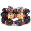 Evil Eye Tiger Head Beaded Bracelet - Zodeys