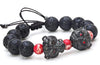 Evil Eye Tiger Head Beaded Bracelet - Zodeys