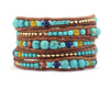 Graduated Stone Beads Boho Bracelet - Zodeys