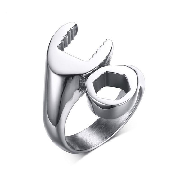 Biker Wrench Punk Ring - Zodeys