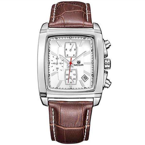 Men's Genuine Leather Casual Watch - Zodeys