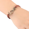 Nostalgia Leather Love Bracelet