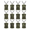 Vintage Bronze Zodiac Sign Pendant Necklace - Zodeys