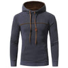 Men's Casual Solid Hooded Sweatshirt - Zodeys