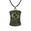 Vintage Bronze Zodiac Sign Pendant Necklace - Zodeys