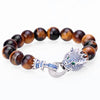 Imperial Crown Natural Stone Charm Bracelet - Zodeys