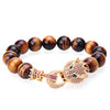 Imperial Crown Natural Stone Charm Bracelet - Zodeys