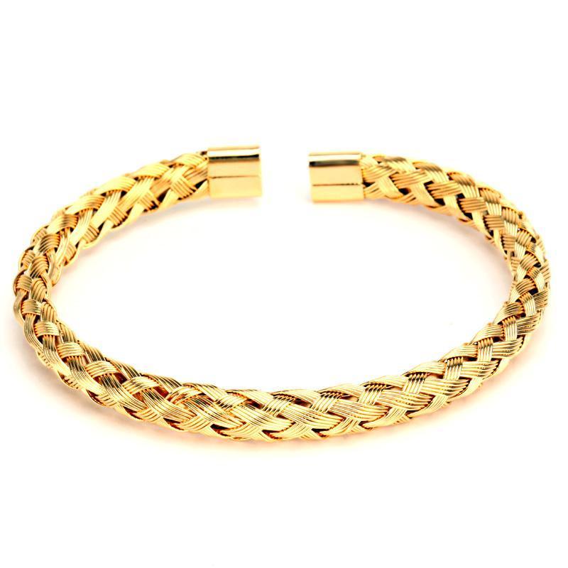 Premium Twisted Wire Titanium Steel Bracelet - Zodeys