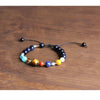 Nine Planet Guardian Star Natural Stone Bead Bracelet