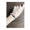 Nine Planet Guardian Star Natural Stone Bead Bracelet