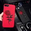 Embroidered Red Rose iPhone Case - Zodeys
