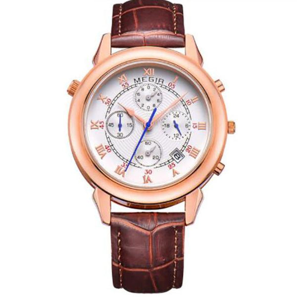 Men's Classic Roman Dial Luxury Watch - Zodeys