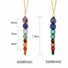 Chakra Balancing Beaded Water Drop Necklace - Zodeys