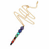 Chakra Balancing Beaded Water Drop Necklace - Zodeys