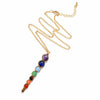 Chakra Balancing Beaded Water Drop Necklace - Zodeys