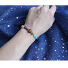 Nine Planet Guardian Star Natural Stone Bead Bracelet
