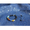 Nine Planet Guardian Star Natural Stone Bead Bracelet