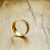 Gold Retriever Barbed Wire Rhinestone Rhing - Zodeys